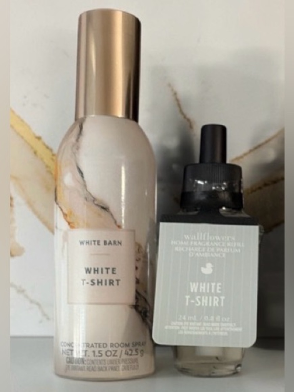 Bath & Body Works White T-Shirt Spray & Wallflower Refills - 5 Piece Set NWT - Picture 6 of 8